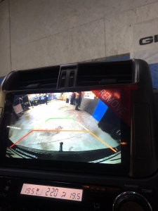 установка камеры Toyota LC Prado 150