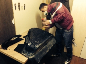 08 - поклейка стелса карпетом