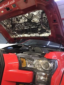 шумоизоляция капота